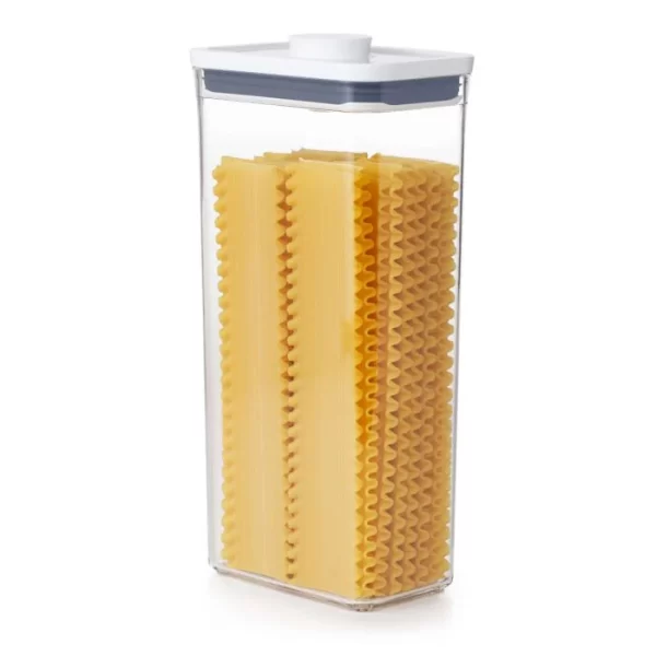 Poyome - Good Grips Pop Container, Rectangle Tall, 3.7 Quart